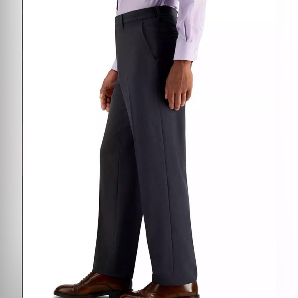 Nautica Men's Grey Charcoal Modern Fit Stretch Suit Dress Pants 34Wx30L